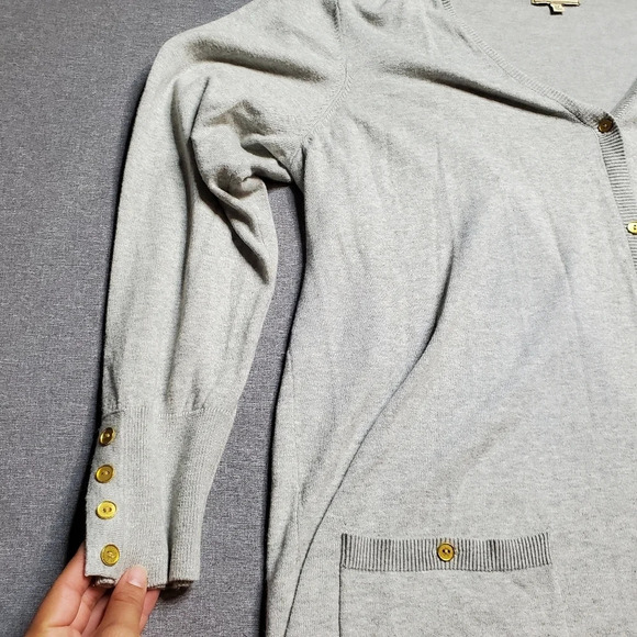 Diane Gilman Gray Cardigan - Picture 5 of 9